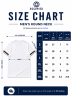 Mens Crew Neck Half Sleeve Solid T-Shirt with Contrast Cuff & Rib White
