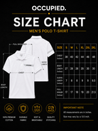 Mens Polo Neck Half Sleeve T-Shirt with Open Placket & HD Badge White
