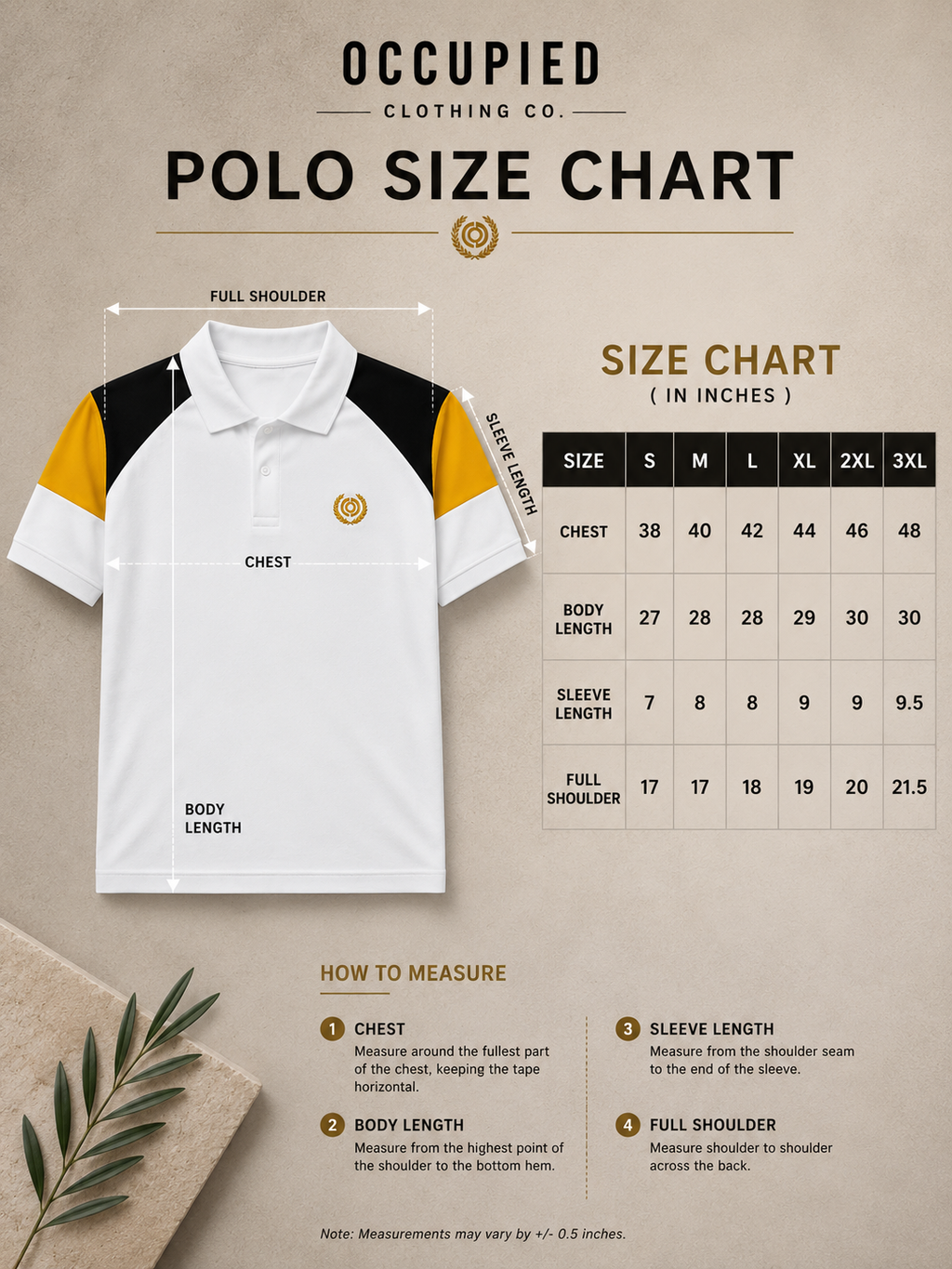 Mens Polo Neck Half Sleeve T-Shirt with  Chest Badge & Contrast Placket White