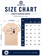 Mens Crew Neck Half Sleeve T-Shirt with Chest Print & Woven Badge Off White