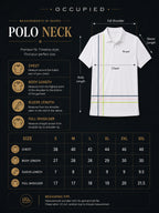 Mens Polo Neck Half Sleeve T-Shirt with Cut and Sew Contrast Sleeve White