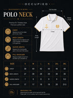 Mens Polo Neck Half Sleeve T-Shirt with Collar Tipping & Chest Embroidery White